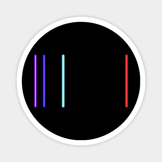 Hydrogen Emission Spectrum Magnet by acrossTPB